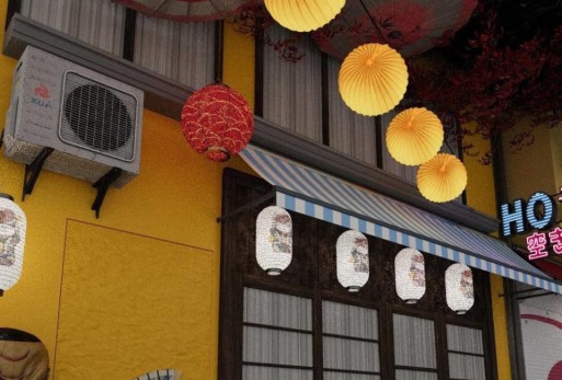 Имитация улицы