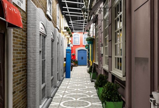 Имитация улицы